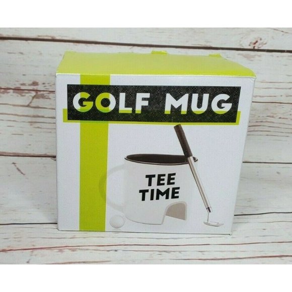 Golf Mug Tee Time Coffee Mug Tea Great Gift For Golf Lovers Christmas Gift - Picture 1 of 12